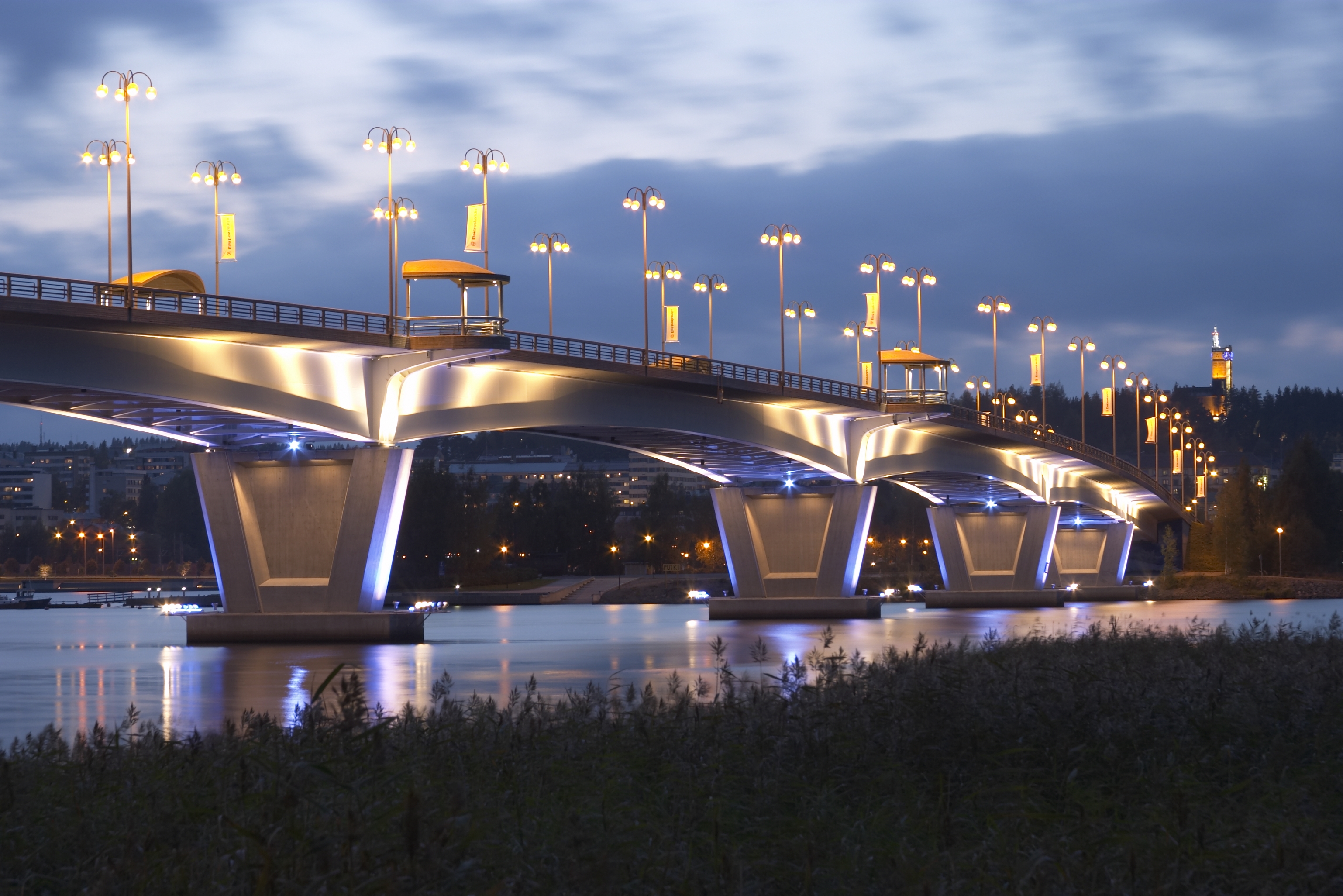 Illumination of Kuokkola Bridge